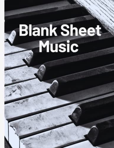 Blank Sheet Music Manuscript Notebook 100 Pages 12 Stave Per Page