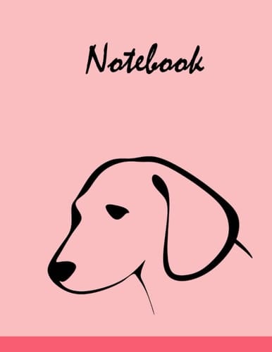 Dog Themed Lined Journal: Dog Notebook and Journal for Girls Blank Pages - Animal Notebook - I Work Hard so my Dog Can Have a Better Life Notebook