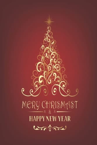 Merry Christmas Notebook: Holiday Christmas Composition Notebook | Christmas Notebook Lined Journal