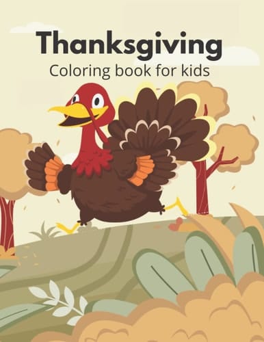 Thanksgiving Coloring Book for Kids: Fall and Thanksgiving Coloring Book for Kids, 8.5 x 11 in