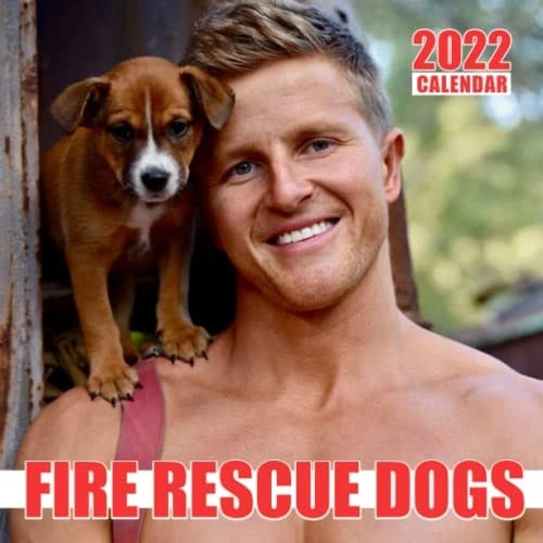 Fire Rescue Dogs 2022 Calendar Squared Monthly Calendar Mini Planner to Do List 12 Months 2022 Bonus September to December 2021 | Classroom, Home, Office