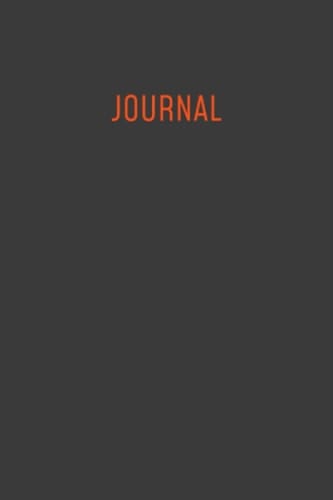 Journal: A simple black journal