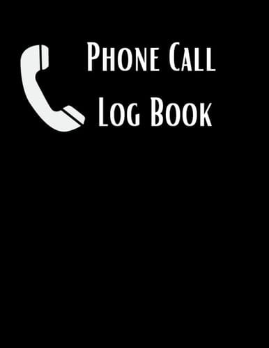 Phone Call Log Book: Large Voice Mail/Message Tracking Book, Home & Office Call Monitoring Log, Over 520 Telephone Record Space