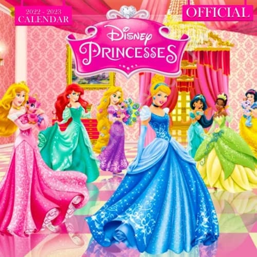 Dísney Princess Calendar 2022: OFFICIAL Cartoon calendar 2022 - 18 months (2022-2023) - monthly planner.Gifts boys girls kids and all Fans for ... Kalendar calendario calendrier 16 monthly.8