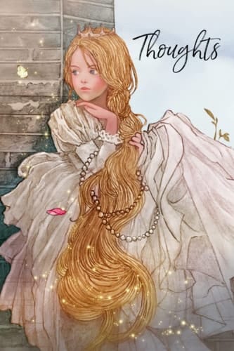 Princess Notebook "Thoughts" Blank Lined