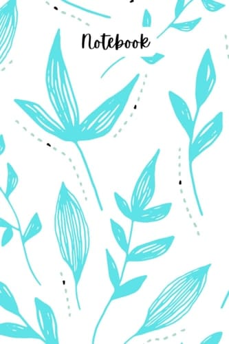 Notebook: Floral notebook, 6x9 125 pages