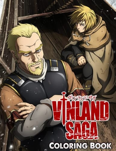 Vinland Coloring Book: Favorite Relax Saga Stress-relief Colouring Adult Books For Men And Women