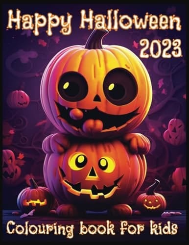 Happy Halloween: Colouring book for kids