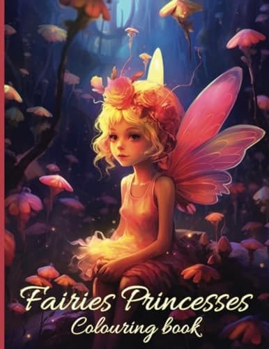 Fairies Princesses: Colouring Book