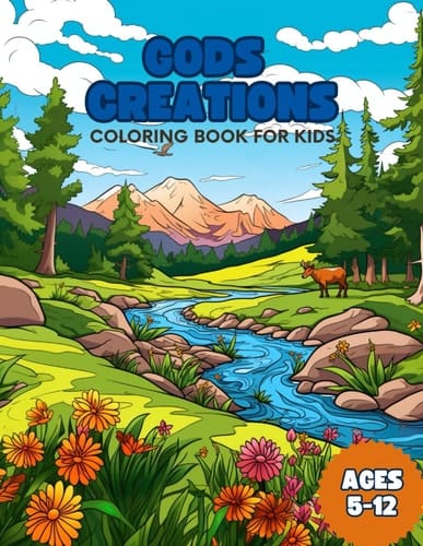 Gods Creations A Coloring Book for Kids