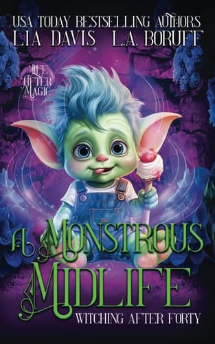 A Monstrous Midlife: A Paranormal Womens' Fiction Cozy Mystery (Witching After Forty)