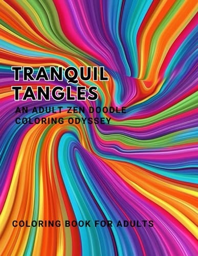 Tranquil Tangles: An Adult Zen Doodle Coloring Odyssey