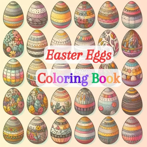 Easter Eggs Coloring Book