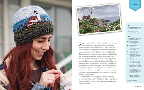 Knitting the U.S.A. Fifty Easy-to-Follow Designs for Beautiful Beanies Inspired by Each State in America
