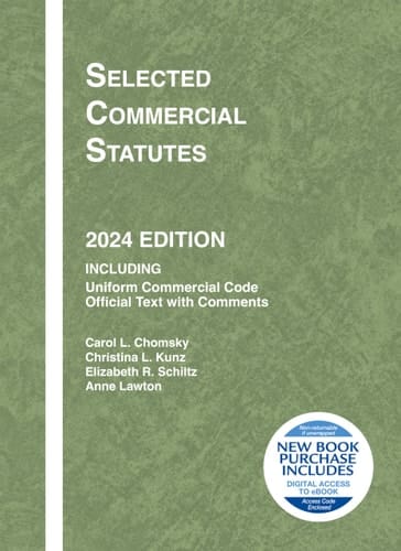 Selected Commercial Statutes, 2024 Edition