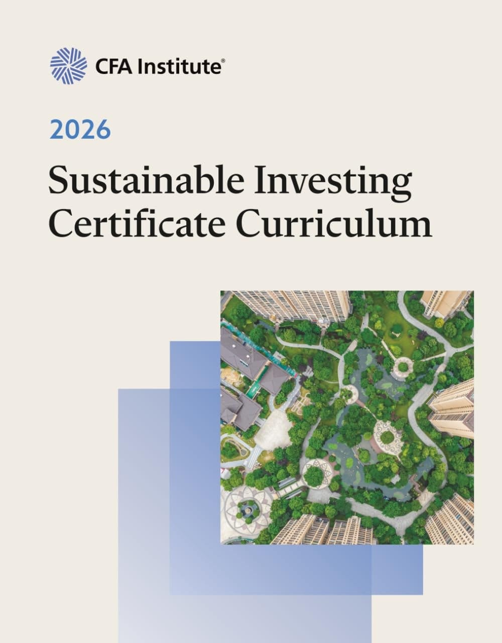 2026 Sustainable Investing Certificate Curriculum: Sustainable Investing Official Training Manual