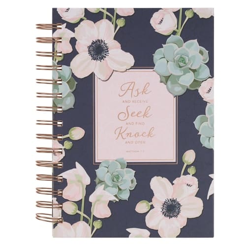 Journal Spiral Ask Seek Knock Matt. 7:7