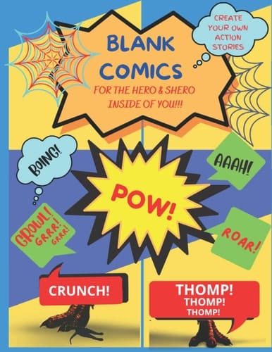 Blank Comics For the Hero & Shero Inside of You!!!