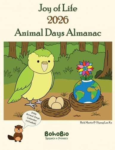 Joy of Life 2026 Animal Days Almanac