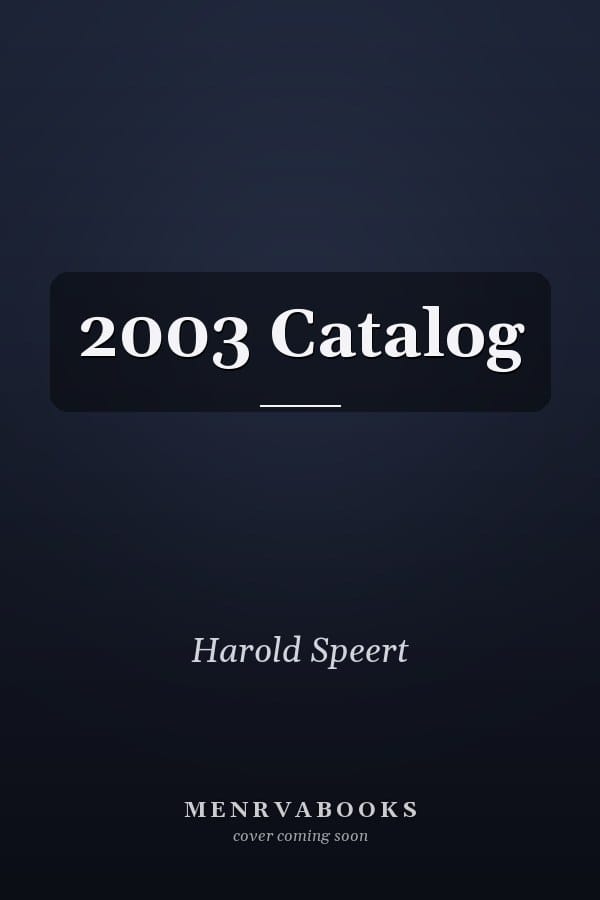 2003 Catalog