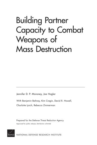 Building partner capacity to combat weapons of mass destruction