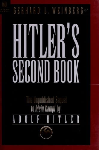 Hitler's second book