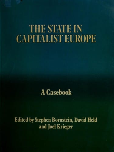The State in capitalist Europe