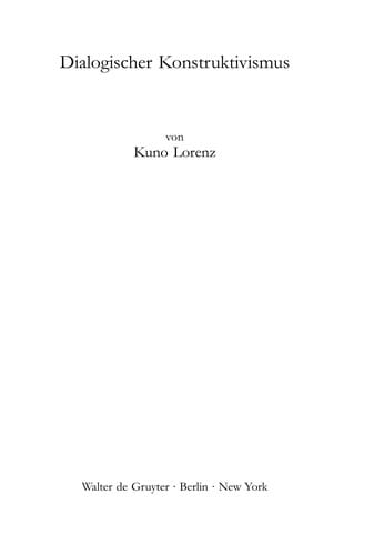 Dialogischer Konstruktivismus