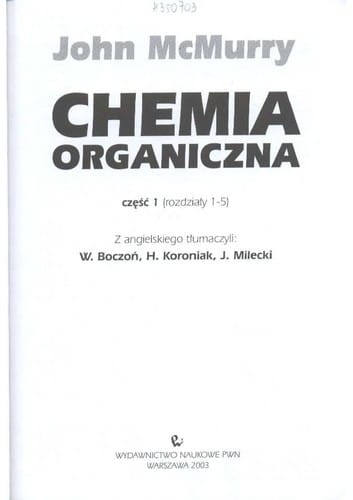 Chemia organiczna