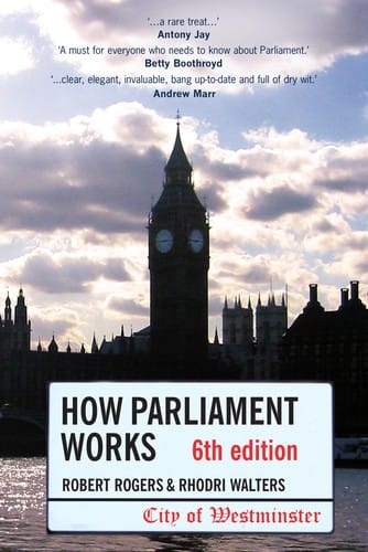 HOW PARLIAMENT WORKS