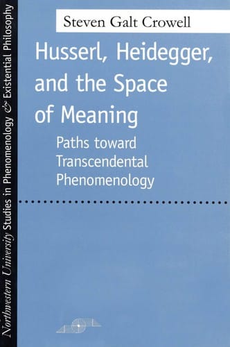 Husserl, Heidegger, and the space of meaning