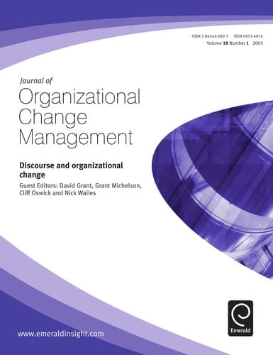Discourse and organizational change