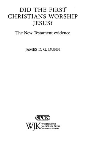 Did the first Christians worship Jesus?