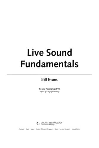 Live sound fundamentals