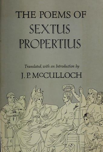 The poems of Sextus Propertius