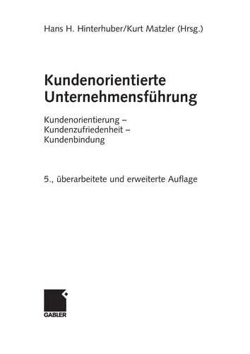 Kundenorientierte Unternehmensfu hrung