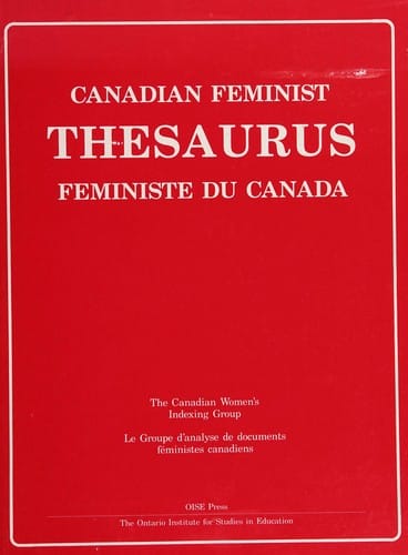 The Canadian feminist thesaurus