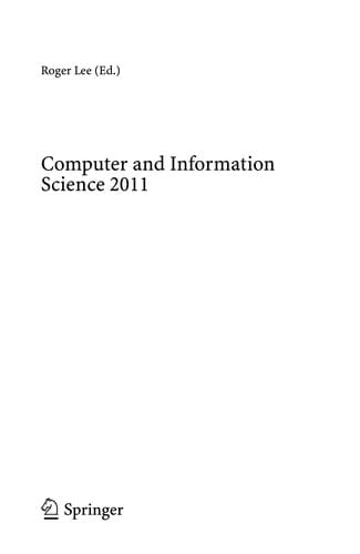 Computer and Information Science 2011