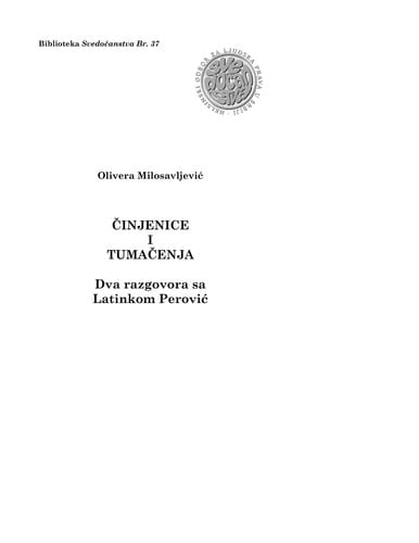 Cinjenice i tumacenja