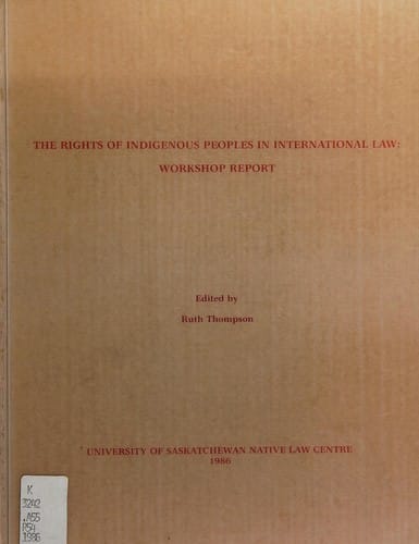 Rights Indigenous Peoples in International Law