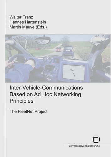 Inter-vehicle-communications based on ad hoc networking principles