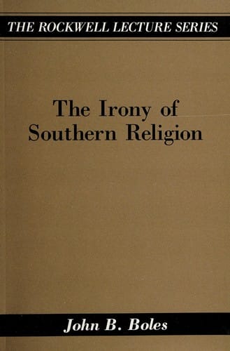 The irony of southern religion