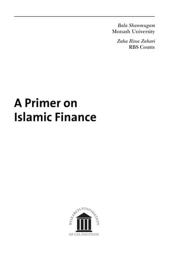 A primer on Islamic finance