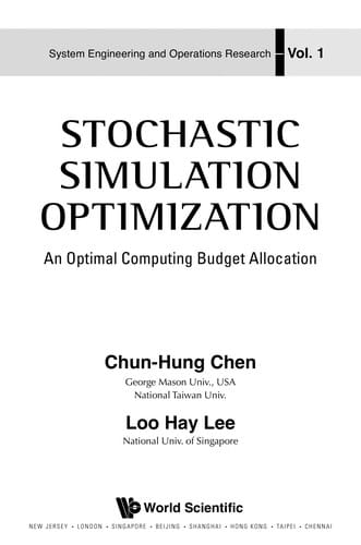 Stochastic simulation optimization