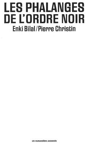 Les phalanges de l'ordre noir