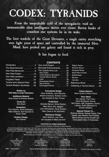 Codex tyranids