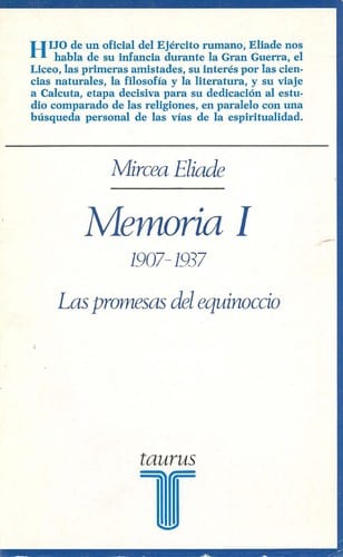 Memoria I, 1970-1937