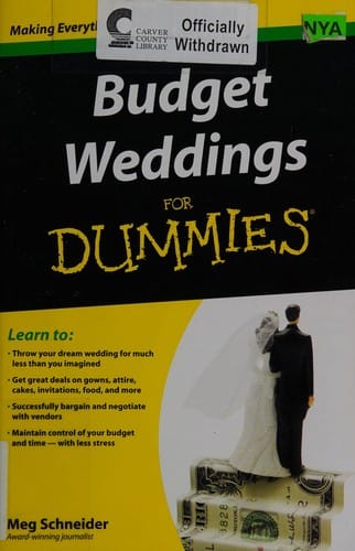 Budget weddings for dummies