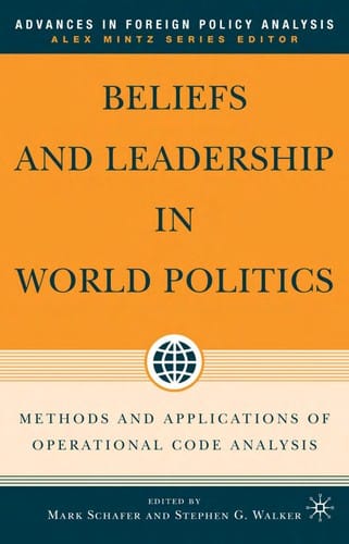 Beliefs and leadership in world politics