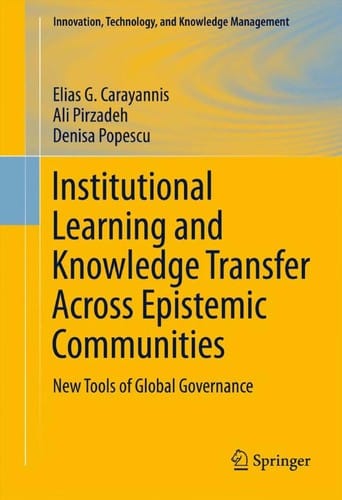 Institutional learning and knowledge transfer across epistemic communities